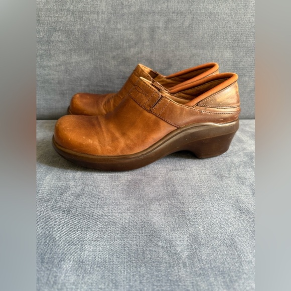 Ariat Womens Santa Cruz Comfort Non Slip Nurse Clogs Slip On 6.5 Brown Leather - Picture 3 of 7